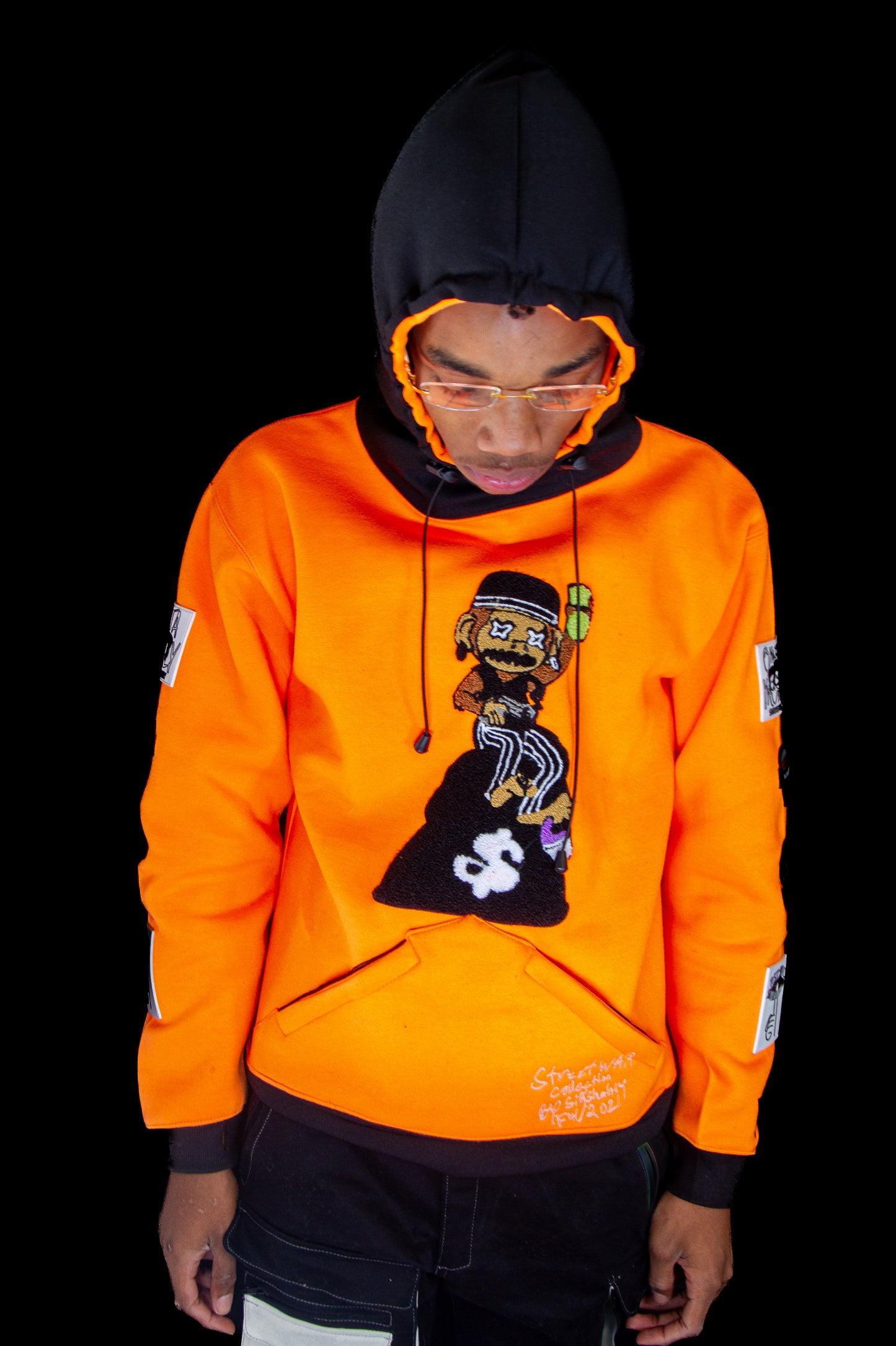 Omertà Monkey Scraps Hoodie